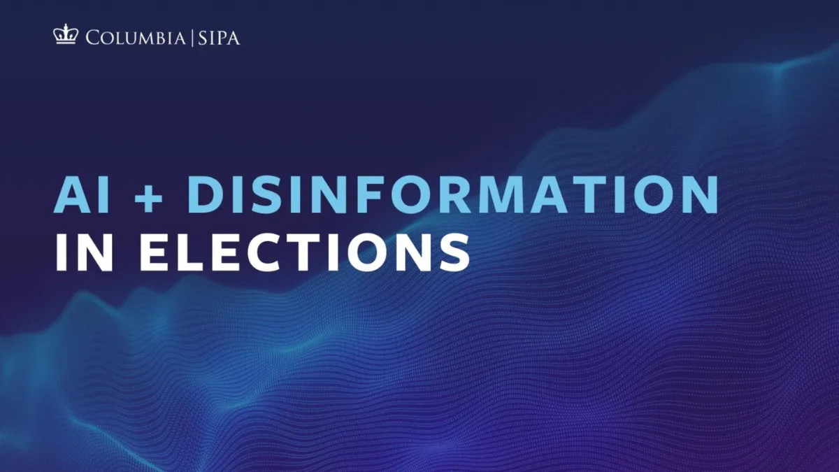 ai and disinformation in elections