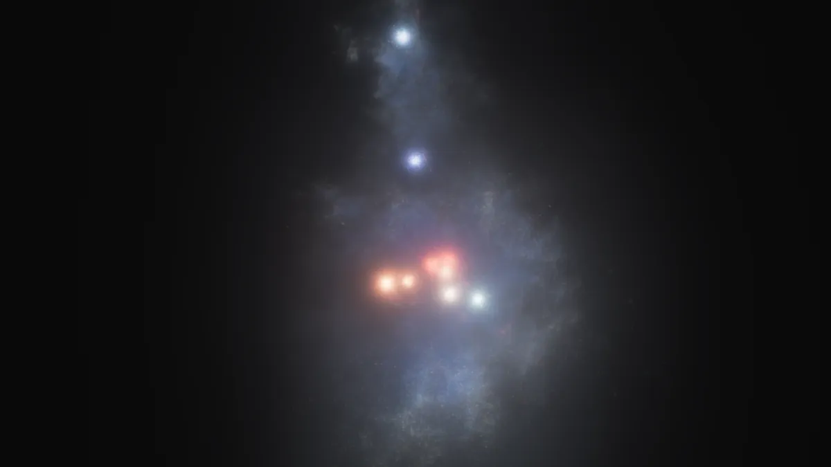 photograph of the milky way using a telescope