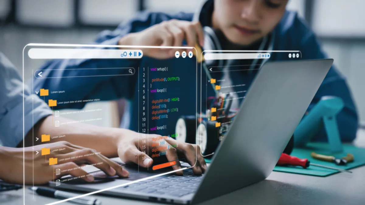 image of students in classroom ai