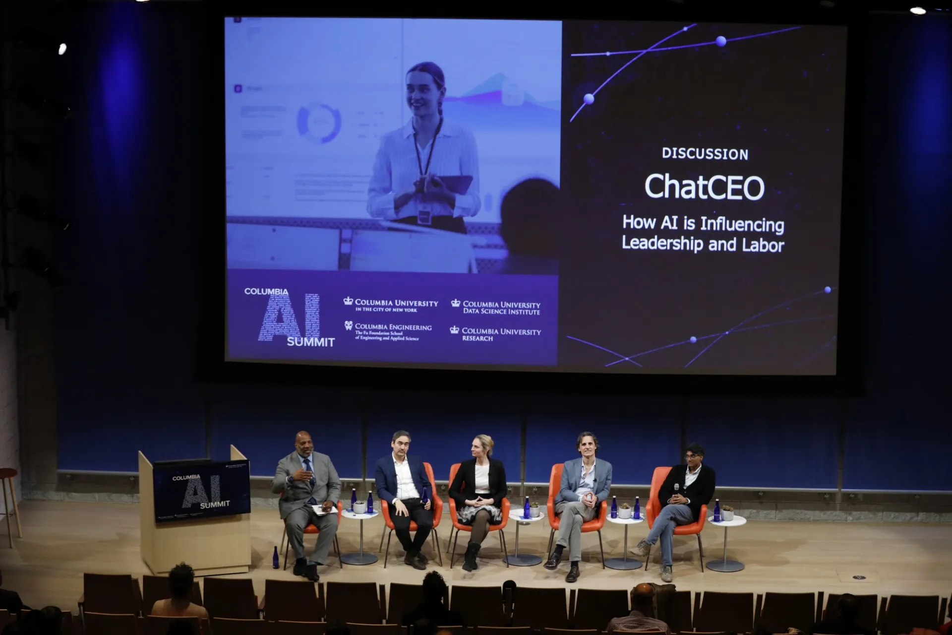 Panelists onstage