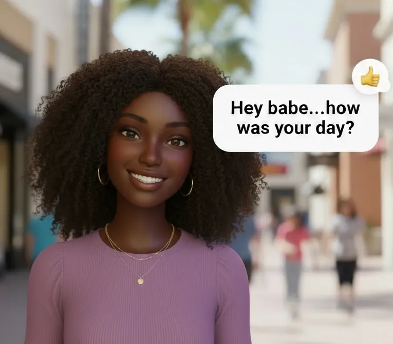 Image of female AI companion