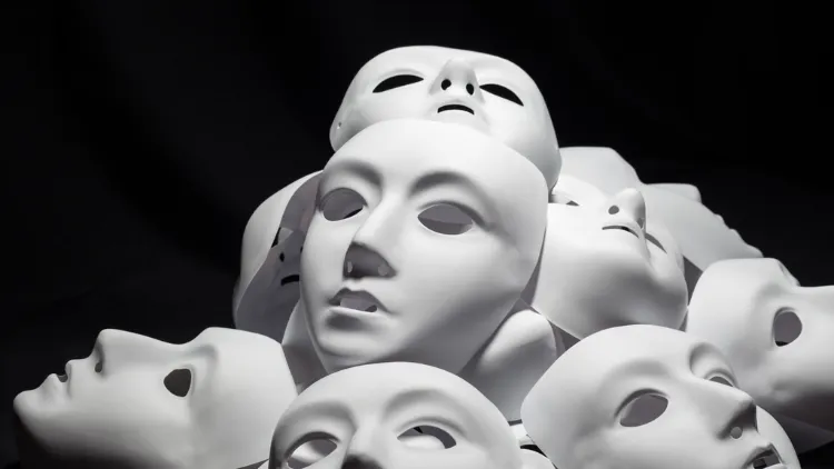 White masks