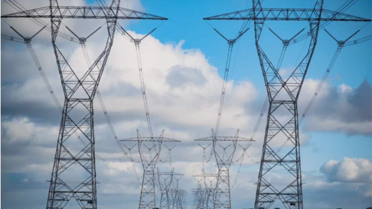 An image of a power grid. 