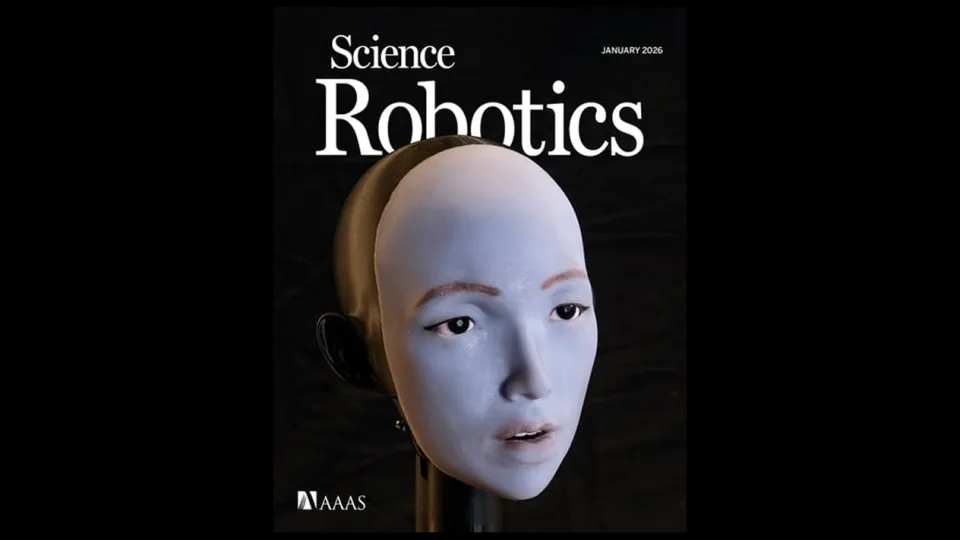 image of robot on magazine cover